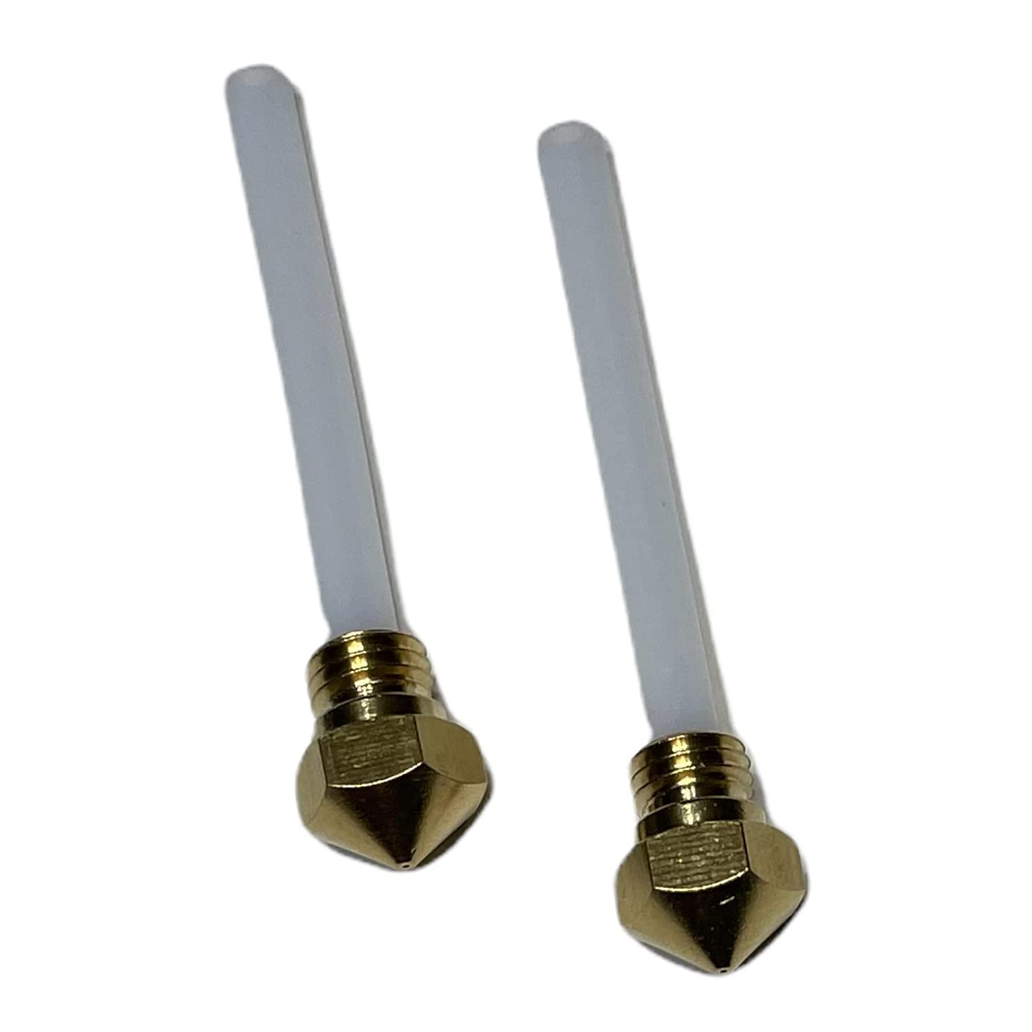 Amazon.com: 0.4mm Brass Hotend Extruder Nozzles with PTFE Tubes